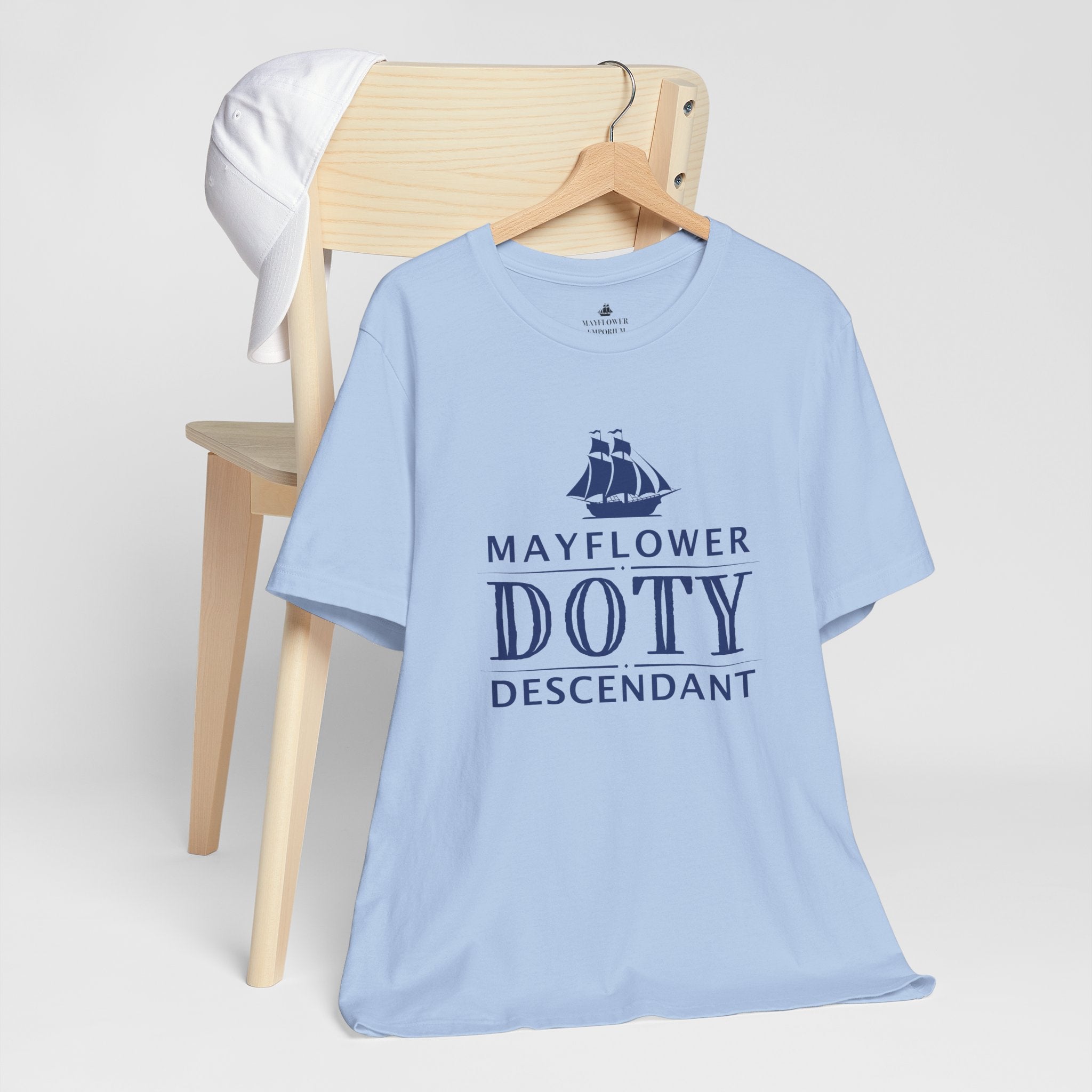Doty Mayflower Descendant T-Shirt | Family Heritage Tee