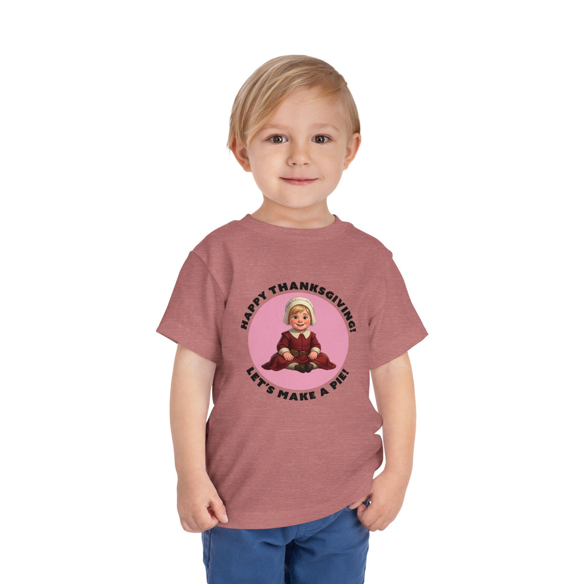 Toddler Girl's "Happy Thanksgiving" Tee