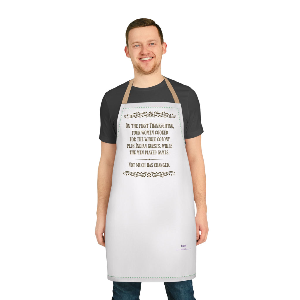 Thanksgiving Apron — Funny Vintage Quote Apron for Holiday Cooking