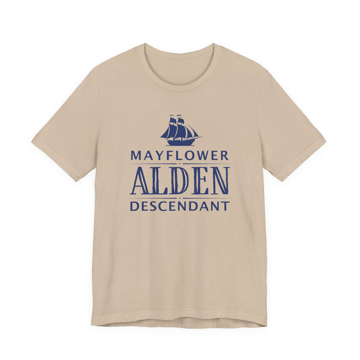 Alden Mayflower Descendant T-Shirt | Family Heritage Tee