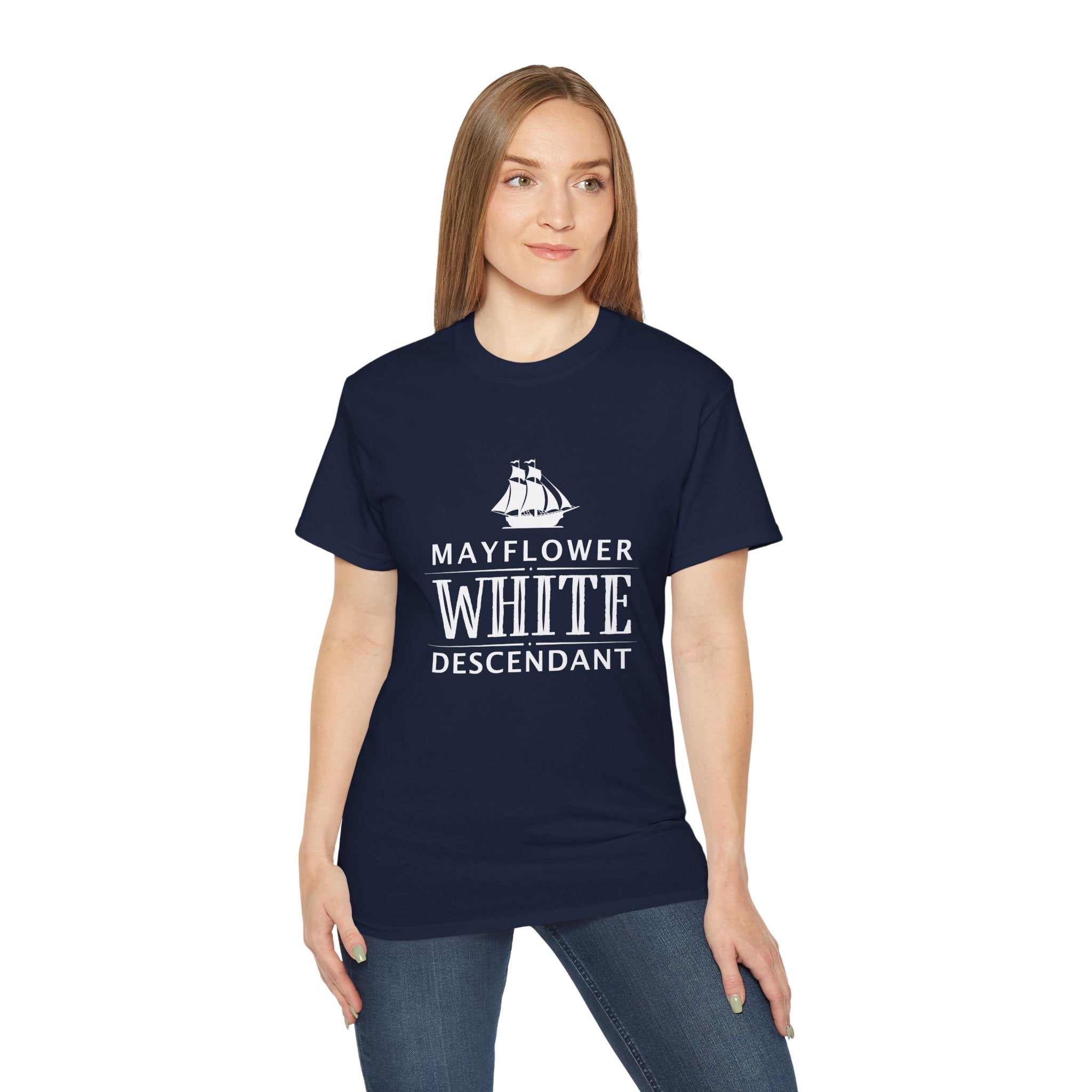 Willliam White Descendant Dark T-Shirt | Mayflower Heritage Tee