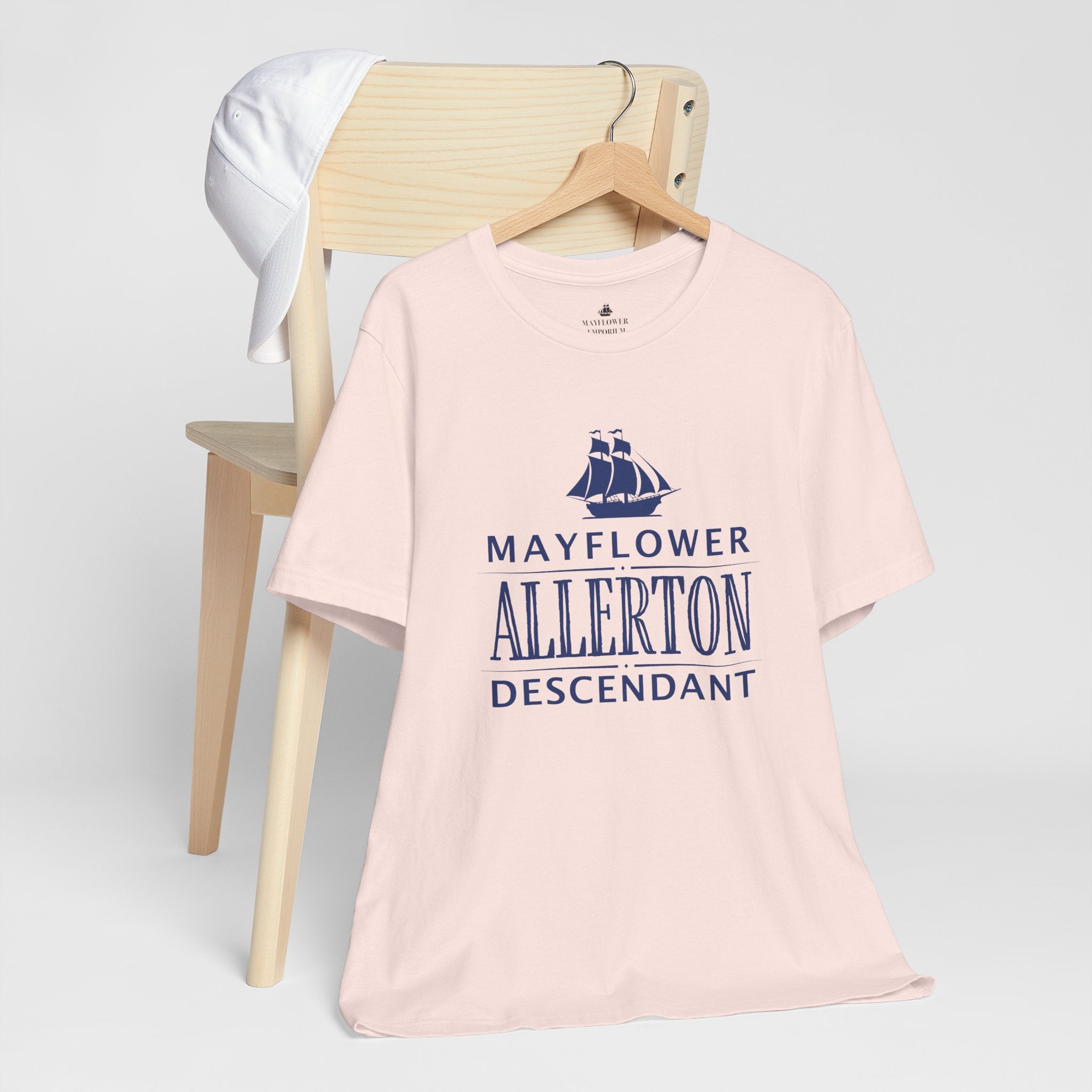 Allerton Mayflower Descendant T-Shirt | Family Heritage Tee