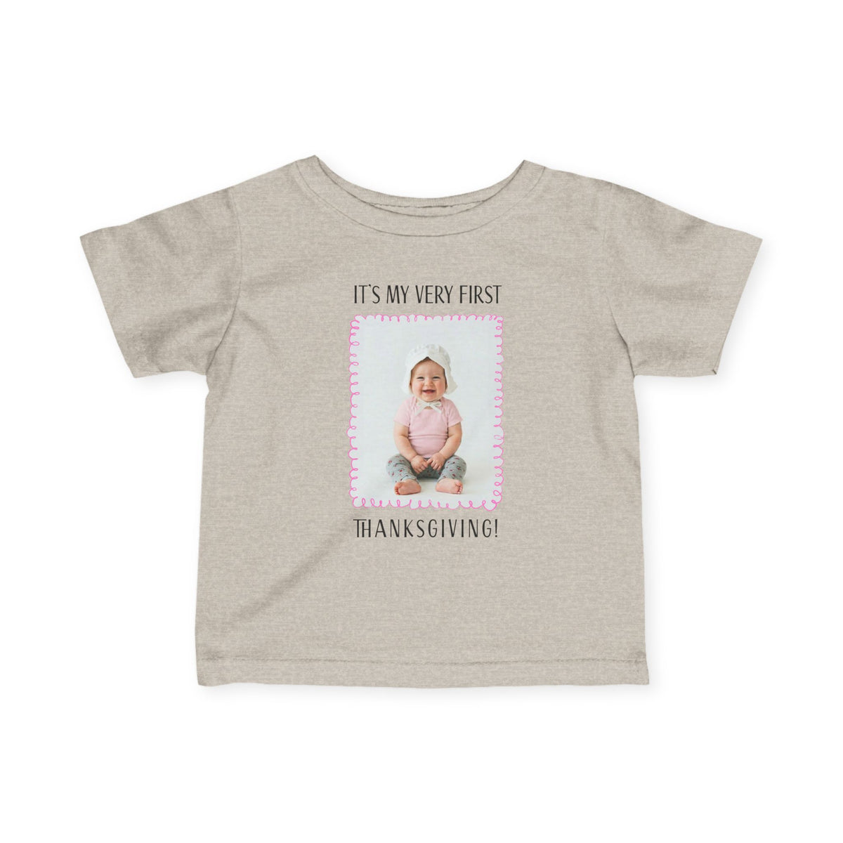 Infant Girl's "First Thanksgiving" Tee
