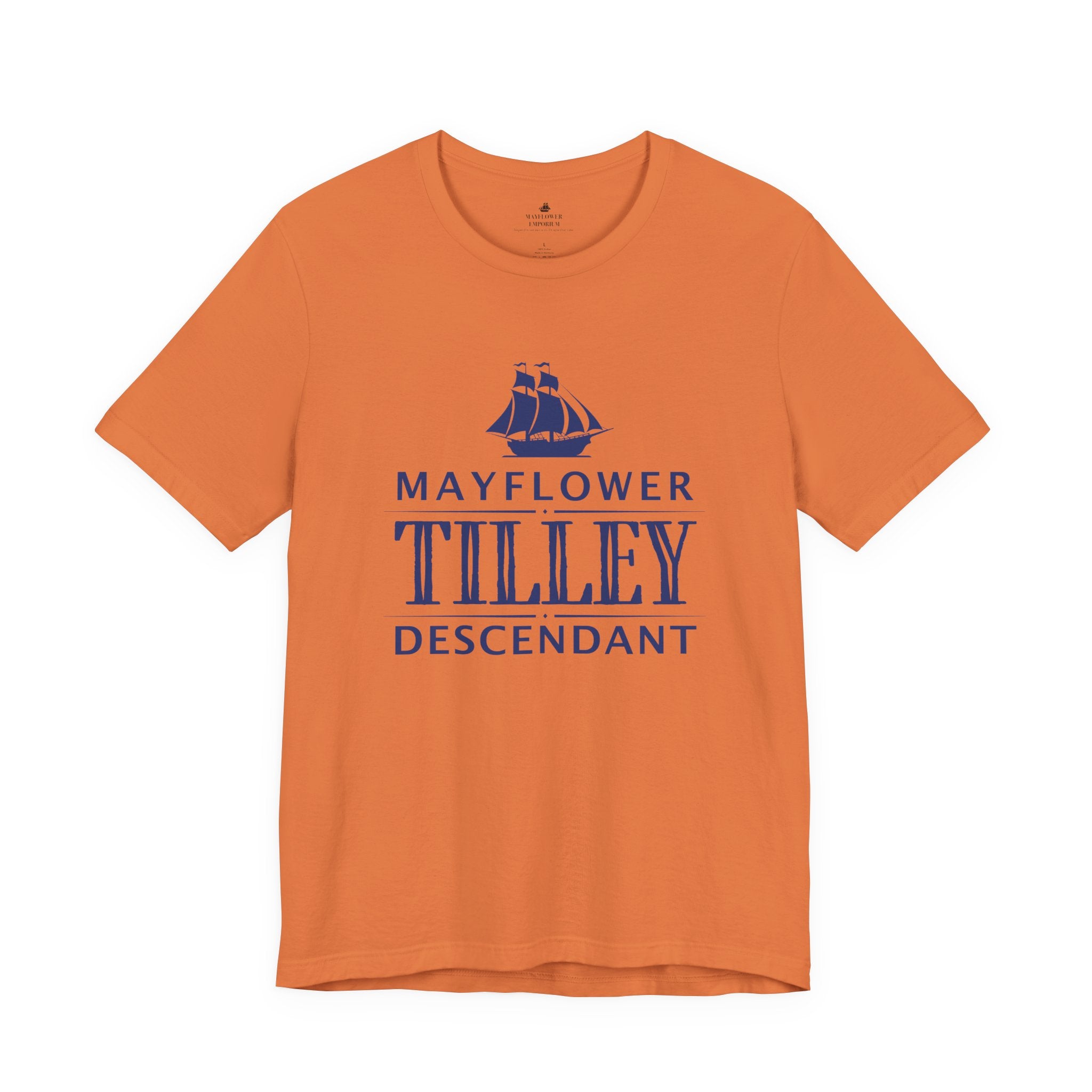 Tilley Mayflower Descendant T-Shirt | Family Heritage Tee