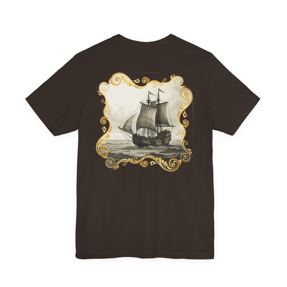 Mayflower Descendant "Framed in Gold" T‑Shirt — Extra Large Sizes
