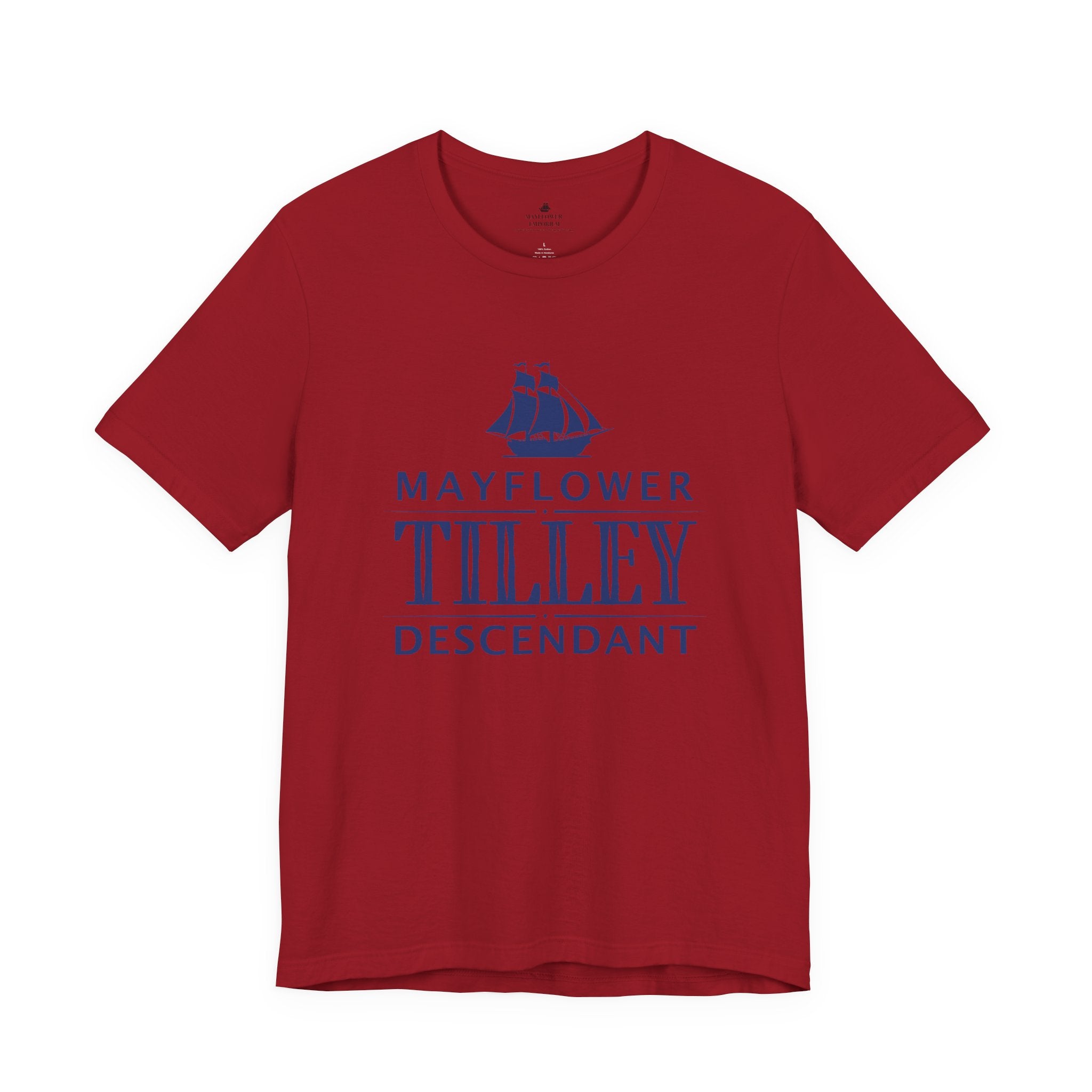 Tilley Mayflower Descendant T-Shirt | Family Heritage Tee