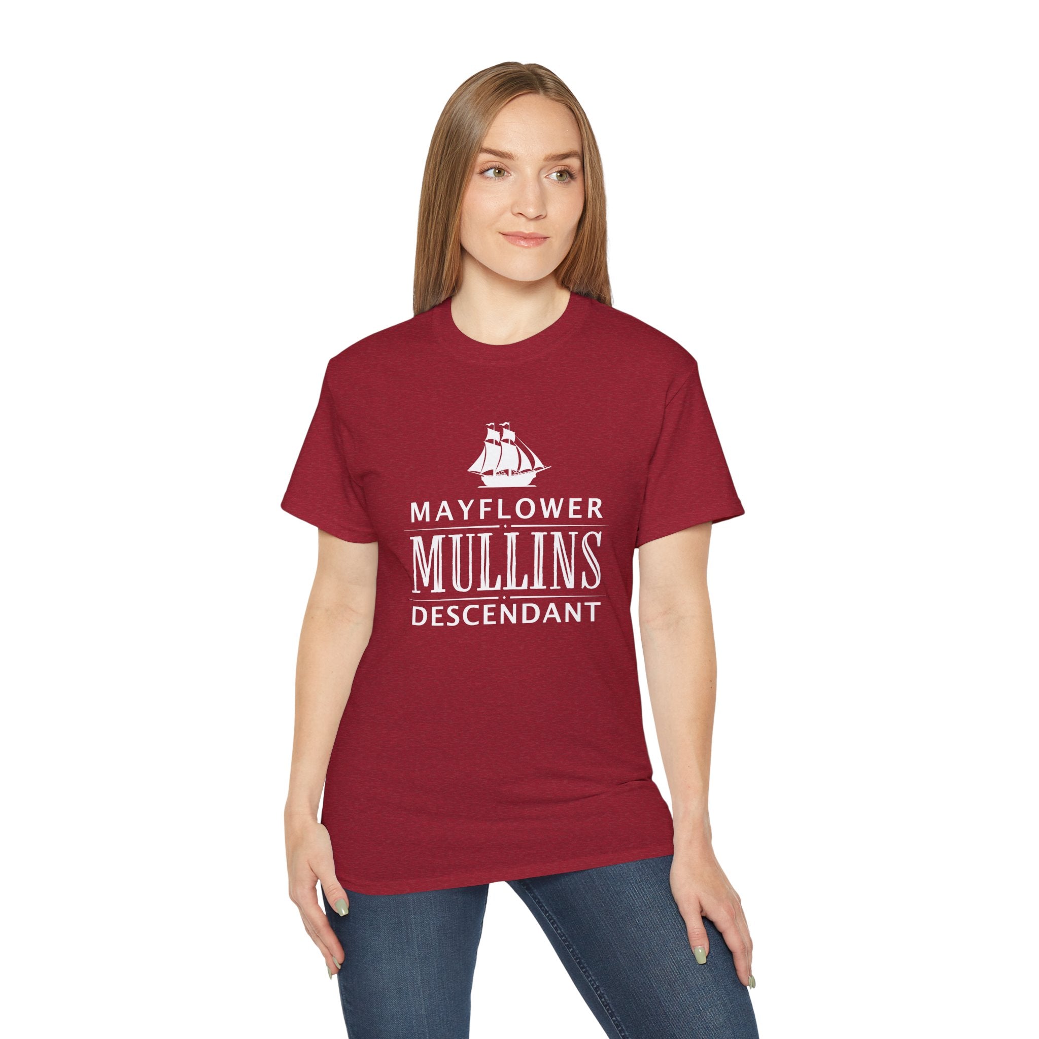 Mullins Descendant Dark T-Shirt | Mayflower Heritage Tee