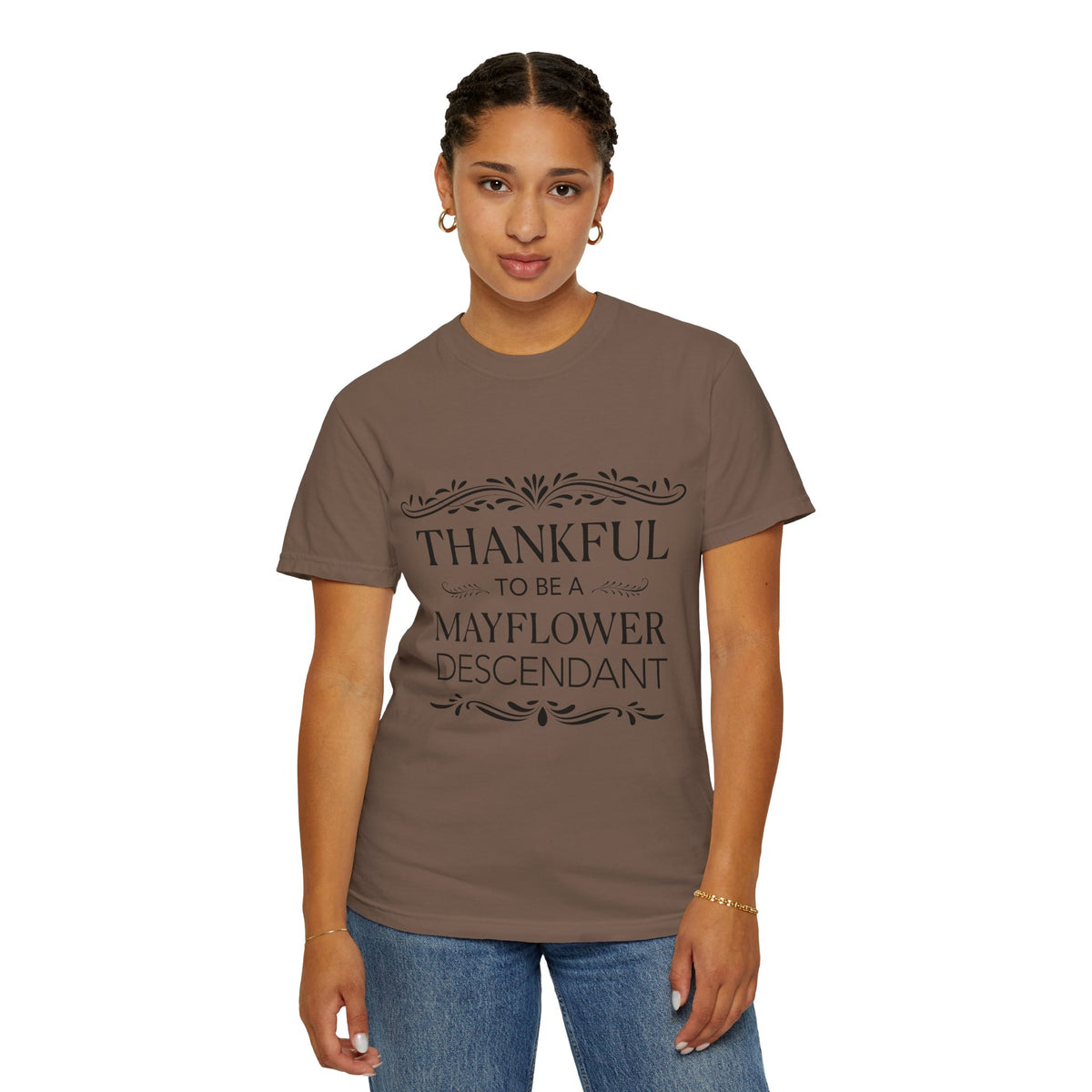Mayflower Descendant Thanksgiving T-Shirt