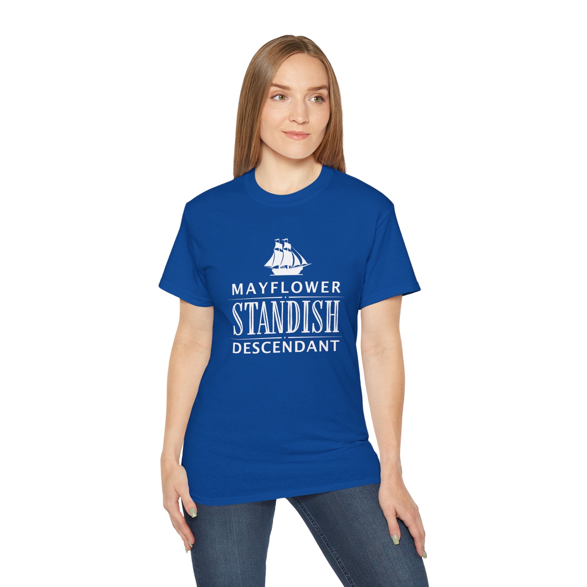 Standish Descendant Dark T-Shirt | Mayflower Heritage Tee