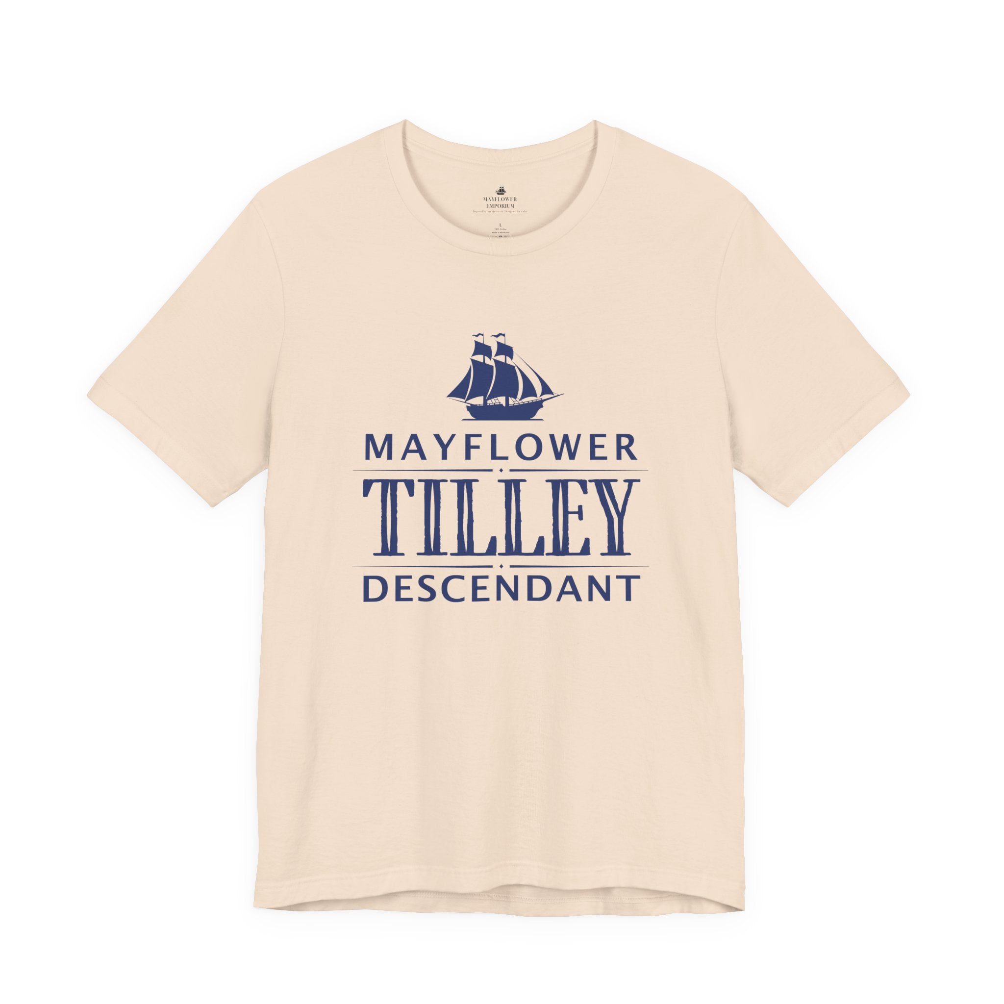 Tilley Mayflower Descendant T-Shirt | Family Heritage Tee