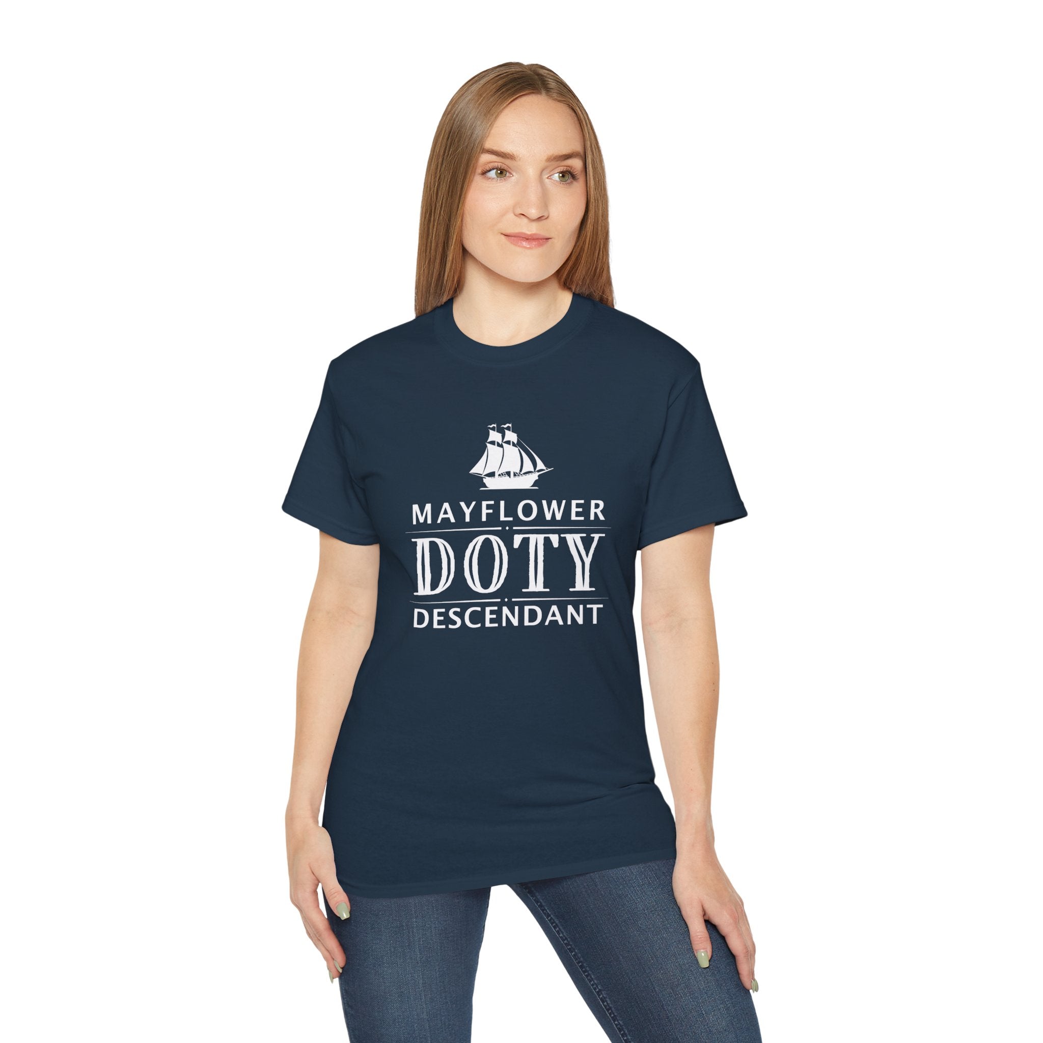 Doty Descendant Dark T-Shirt | Mayflower Heritage Tee